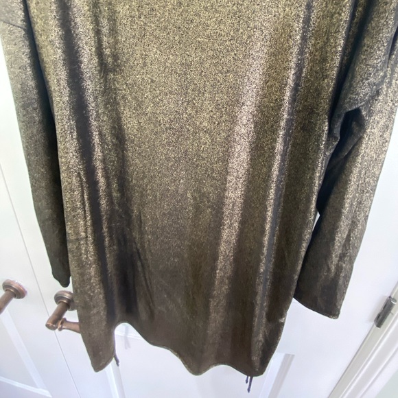 Love and Legend Gold Ruched Side Dress - Picture 5 of 10